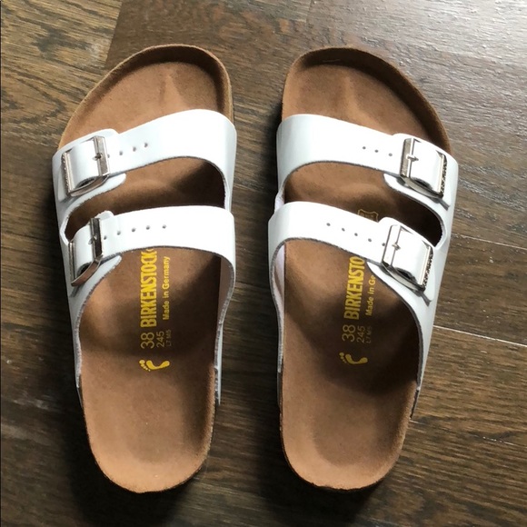 Birkenstock Shoes - White Birkenstock sandals